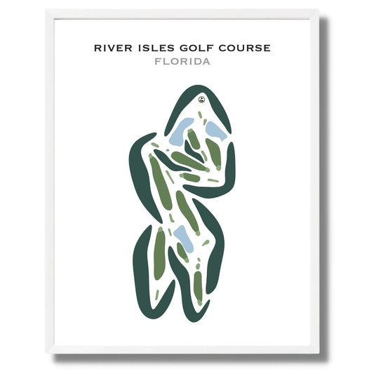 River Isles Golf Course, Florida - Printed Golf Courses