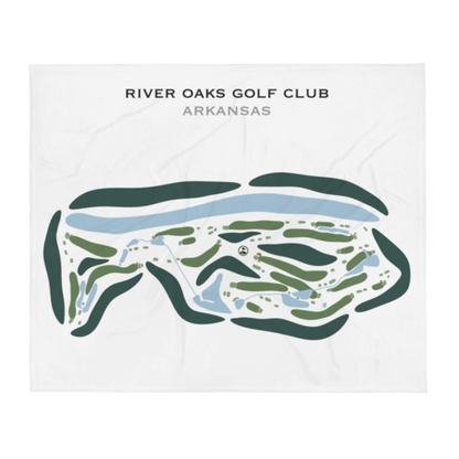 River Oaks Golf Club, Arkansas - Printed Golf Courses