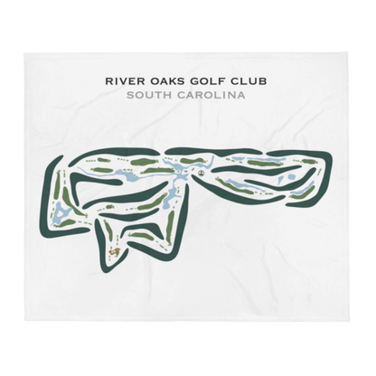 River Oaks Golf Club, South Carolina - Printed Golf Courses