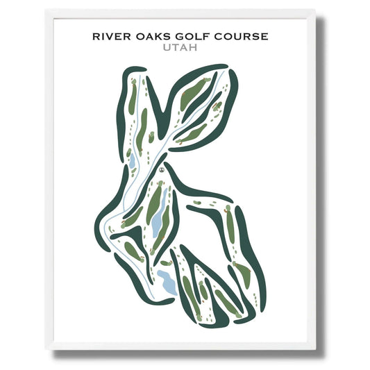 River Oaks, Sandy Utah - Printed Golf Courses