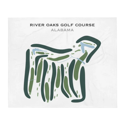 River Oaks Golf Course, Alabama - Printed Golf Courses