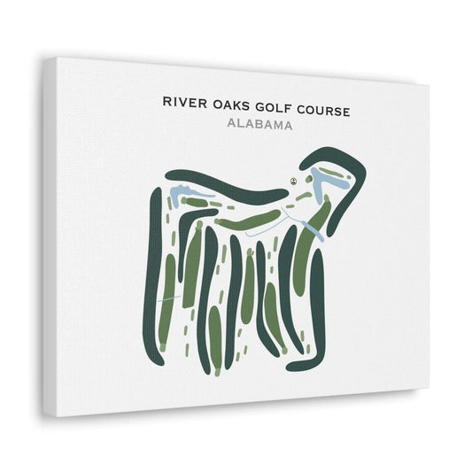 River Oaks Golf Course, Alabama - Printed Golf Courses