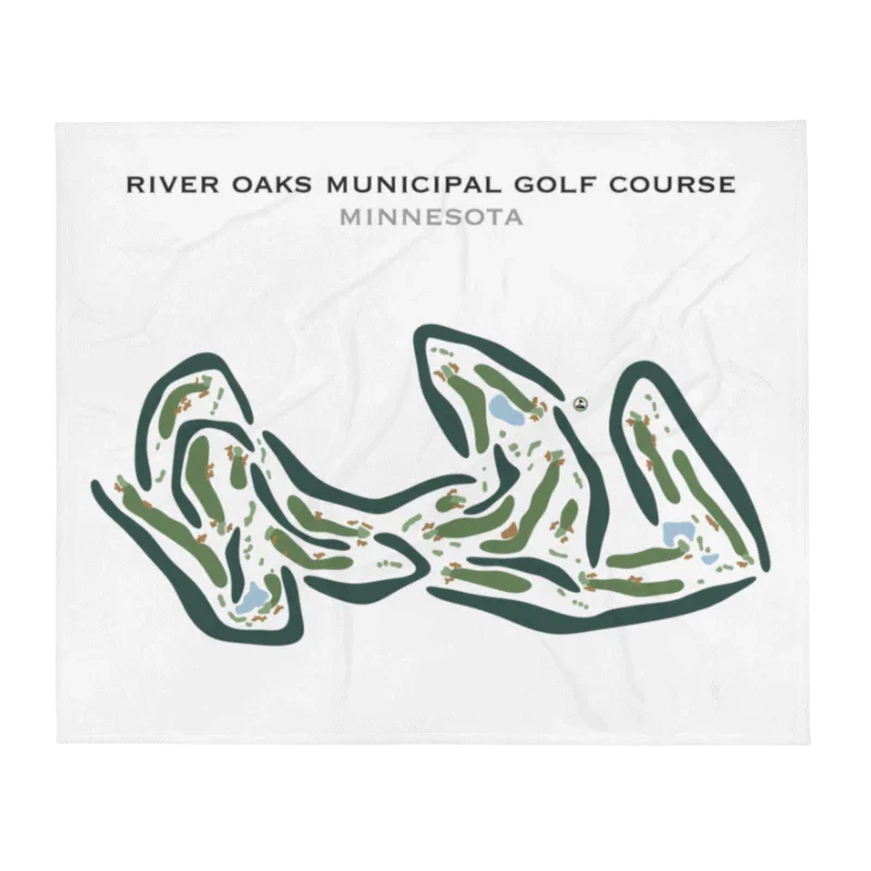 River Oaks Municipal Golf Course, Minnesota - Printed Golf Courses
