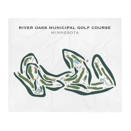 River Oaks Municipal Golf Course, Minnesota - Printed Golf Courses