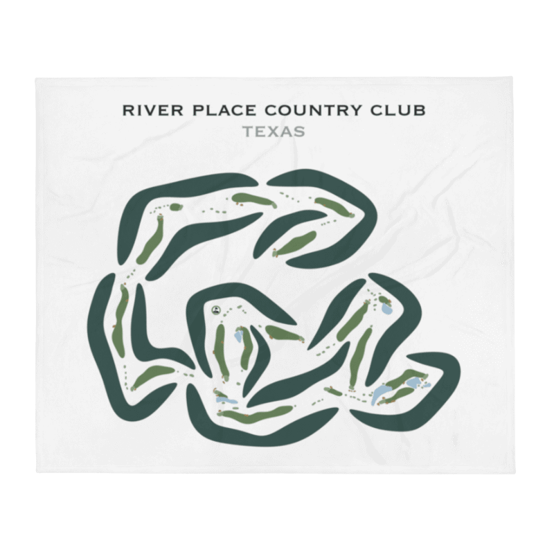 River Place Country Club, Texas - Printed Golf Courses