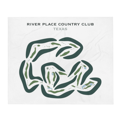 River Place Country Club, Texas - Printed Golf Courses