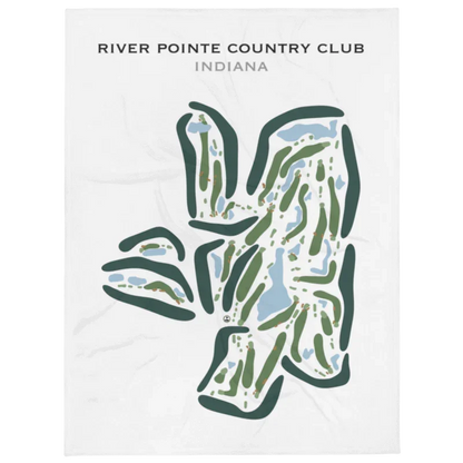 River Pointe Country Club, Indiana - Printed Golf Courses