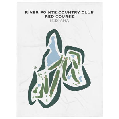River Pointe Country Club, Red Course, Indiana - Printed Golf Courses