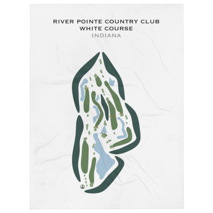 River Pointe Country Club, White Course, Indiana - Printed Golf Courses