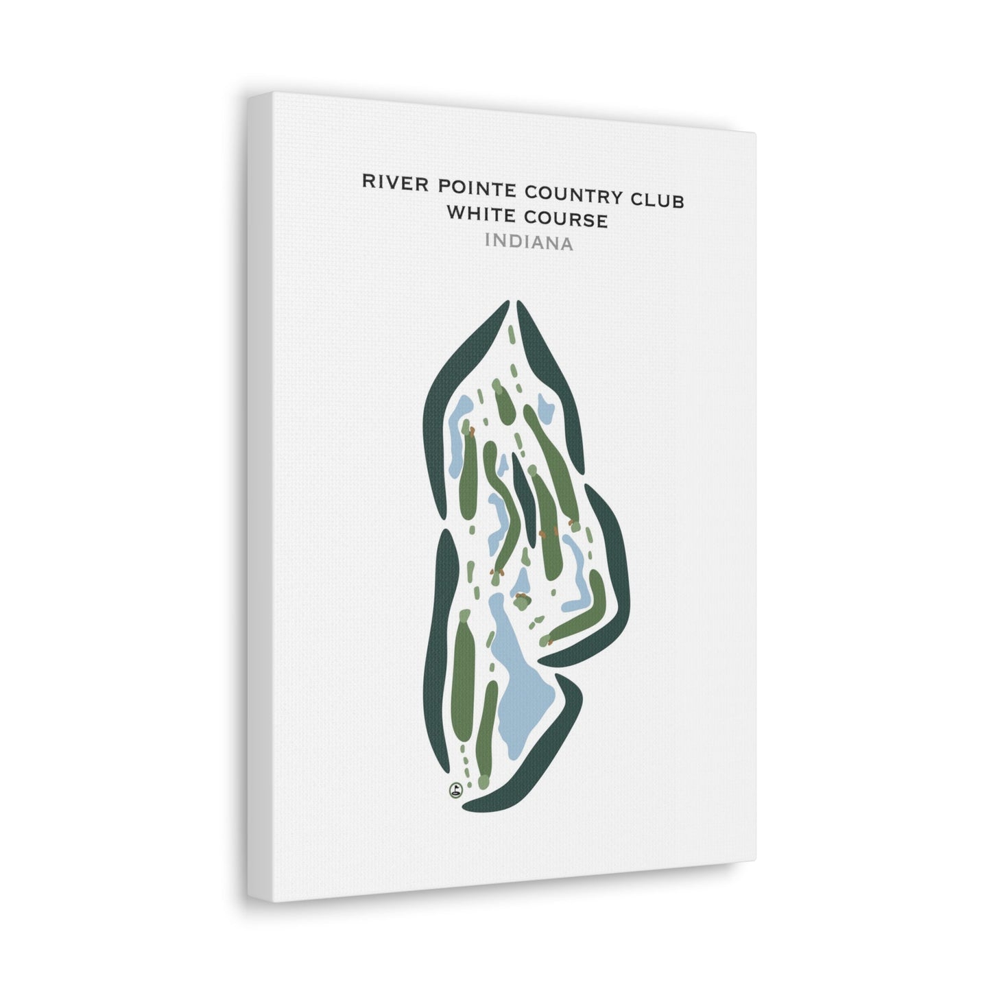 River Pointe Country Club, White Course, Indiana - Printed Golf Courses