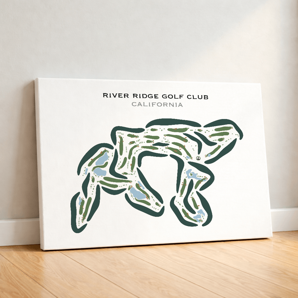 River Ridge Golf Club, California - Printed Golf Courses