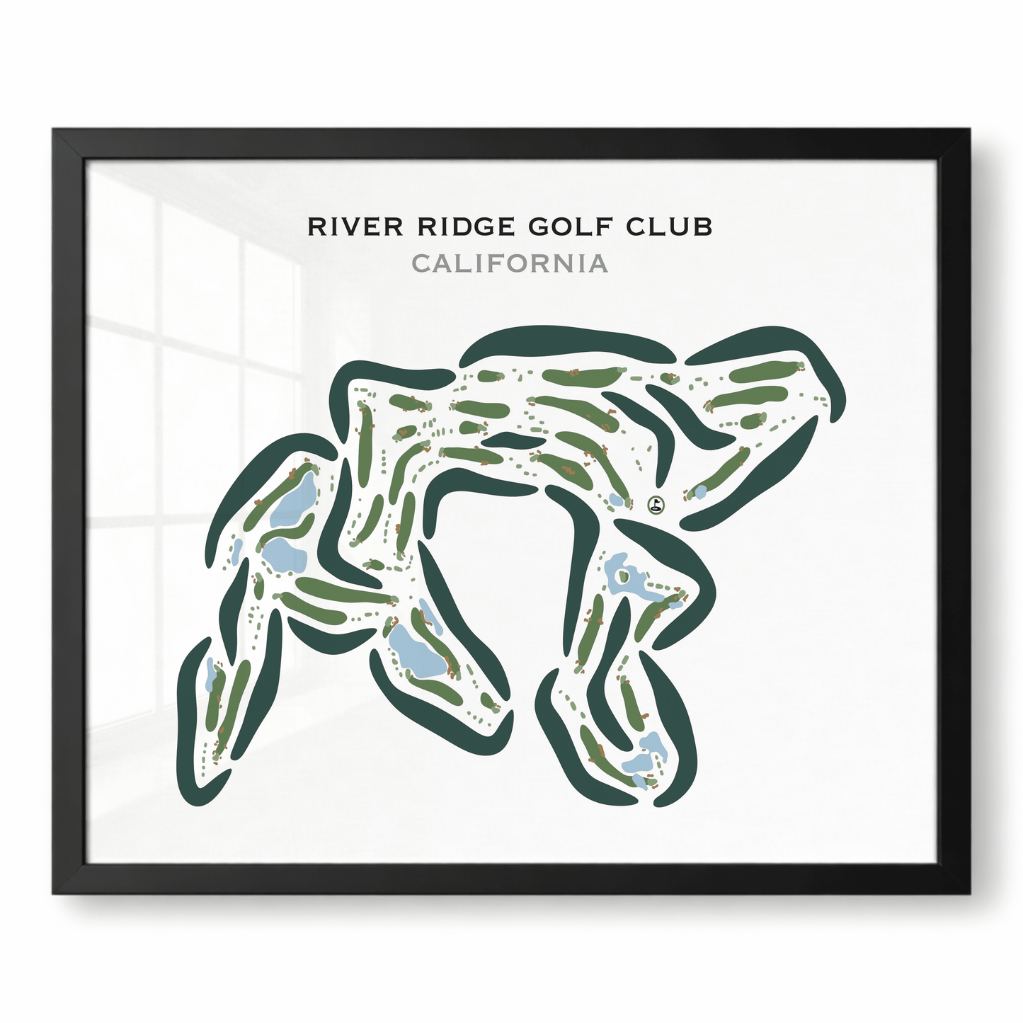 River Ridge Golf Club, California - Printed Golf Courses