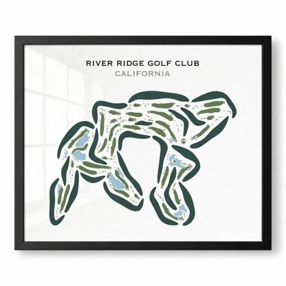 River Ridge Golf Club, California - Printed Golf Courses