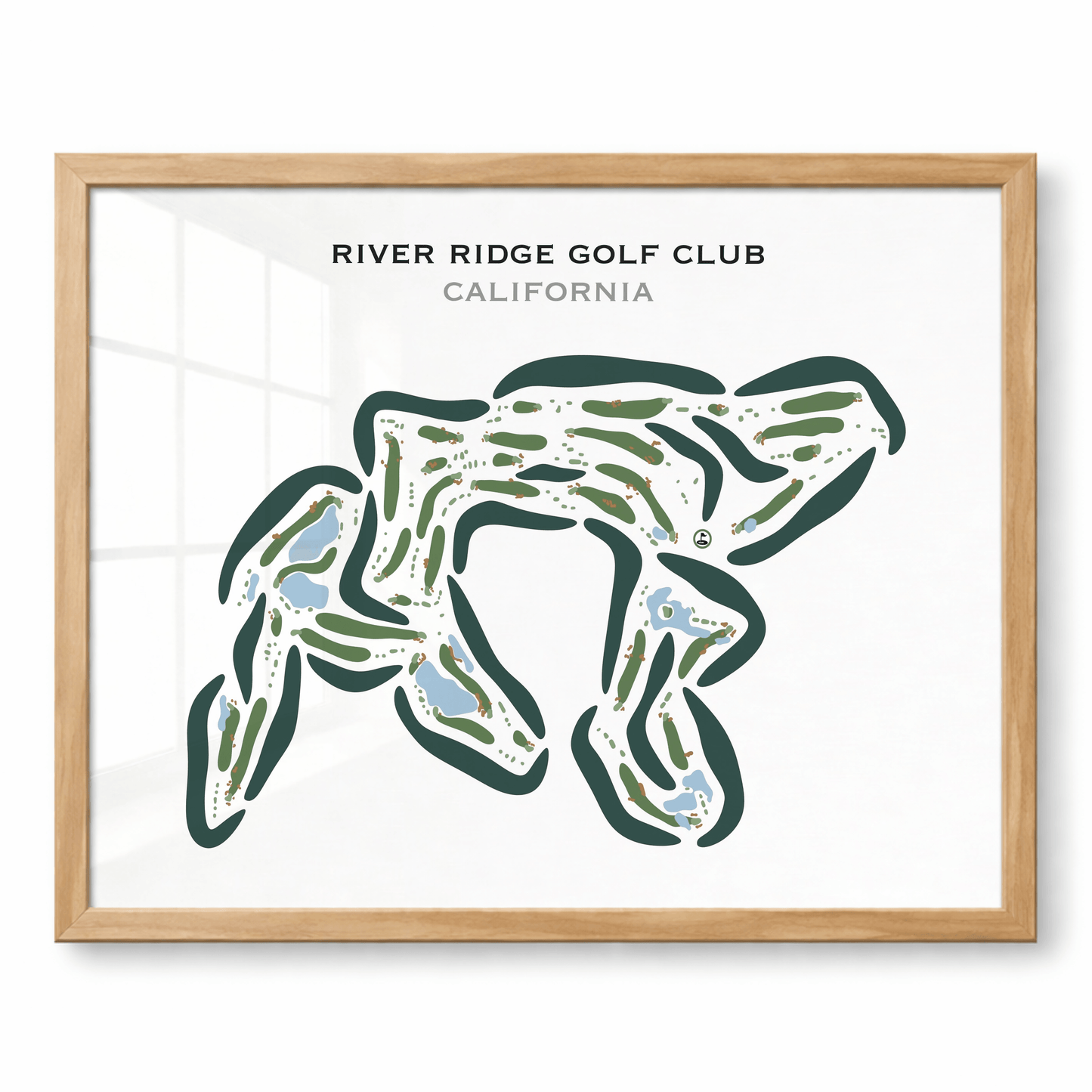 River Ridge Golf Club, California - Printed Golf Courses
