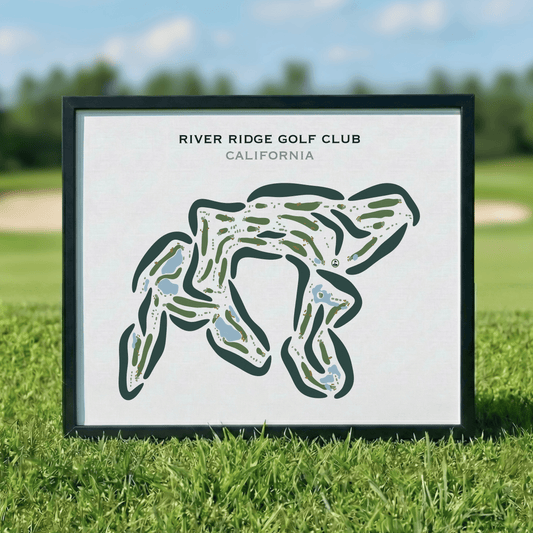 River Ridge Golf Club, California - Printed Golf Courses