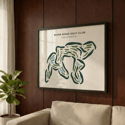 River Ridge Golf Club, California - Printed Golf Courses