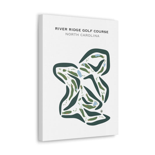 River Ridge Golf Course, North Carolina - Printed Golf Courses