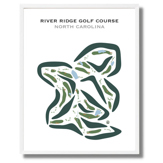 River Ridge Golf Course, North Carolina - Printed Golf Courses