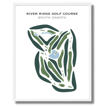 River Ridge Golf Course, South Dakota - Printed Golf Courses