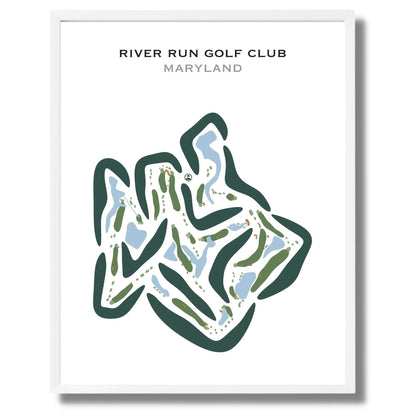River Run Golf Club, Maryland - Printed Golf Courses