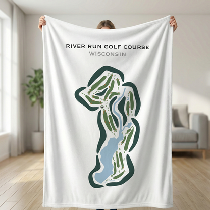 River Run Golf Course, Wisconsin  - Printed Golf Courses