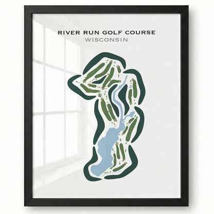 River Run Golf Course, Wisconsin  - Printed Golf Courses