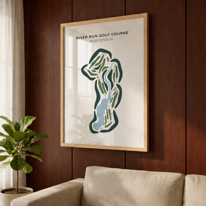 River Run Golf Course, Wisconsin  - Printed Golf Courses