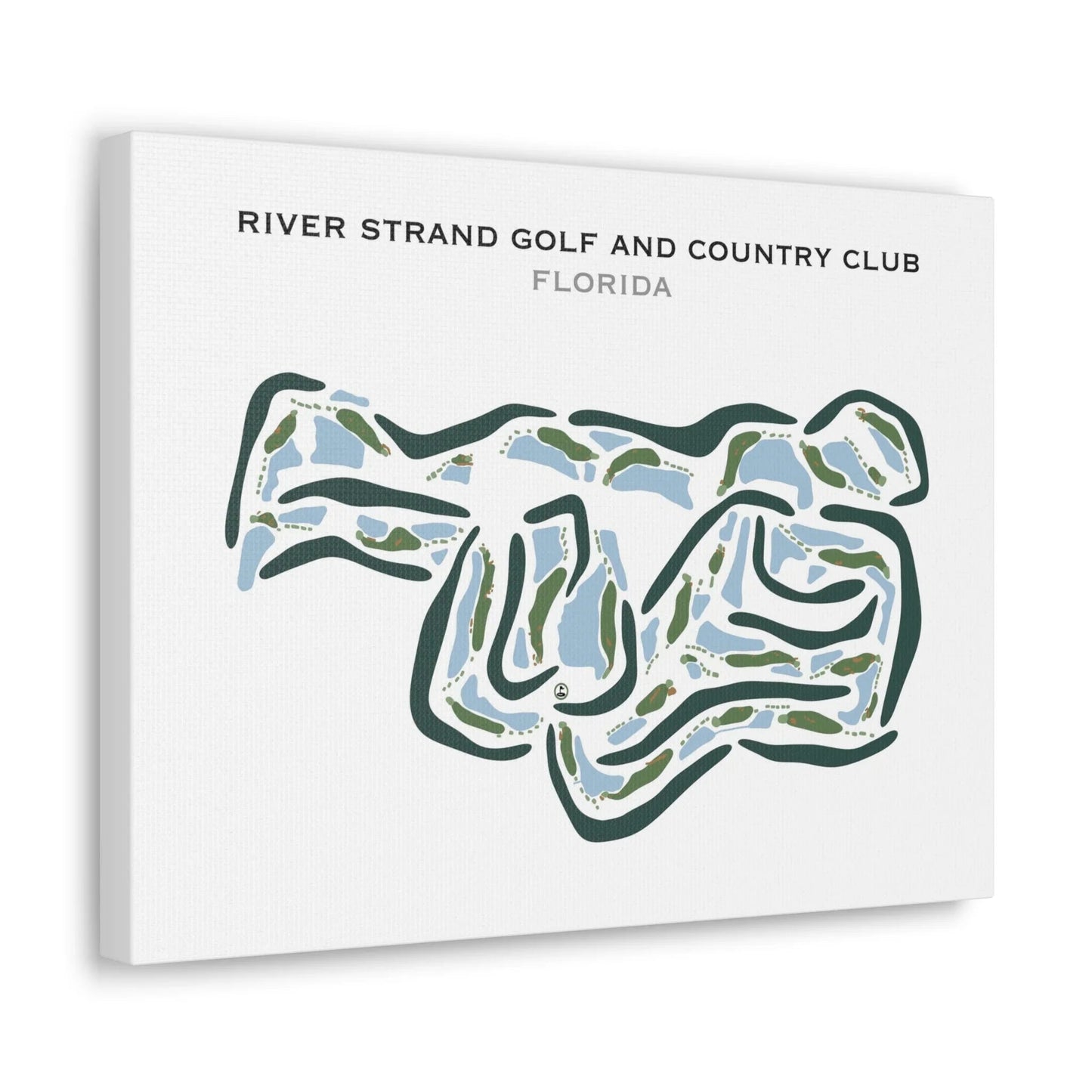 River Strand Golf and Country Club, Florida - Printed Golf Courses