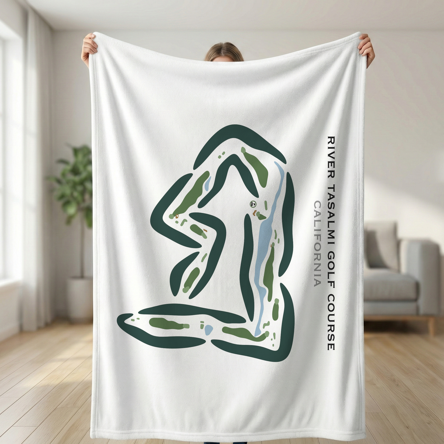 River Tasalmi Golf Course, California - Printed Golf Courses