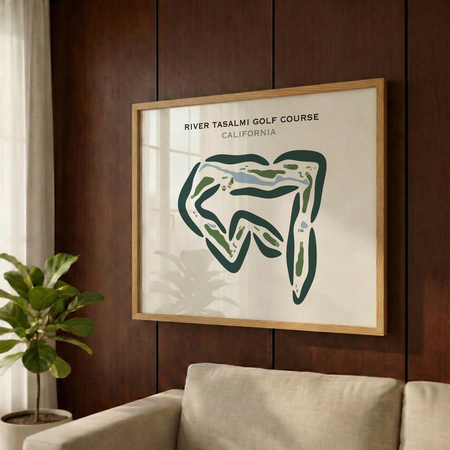 River Tasalmi Golf Course, California - Printed Golf Courses