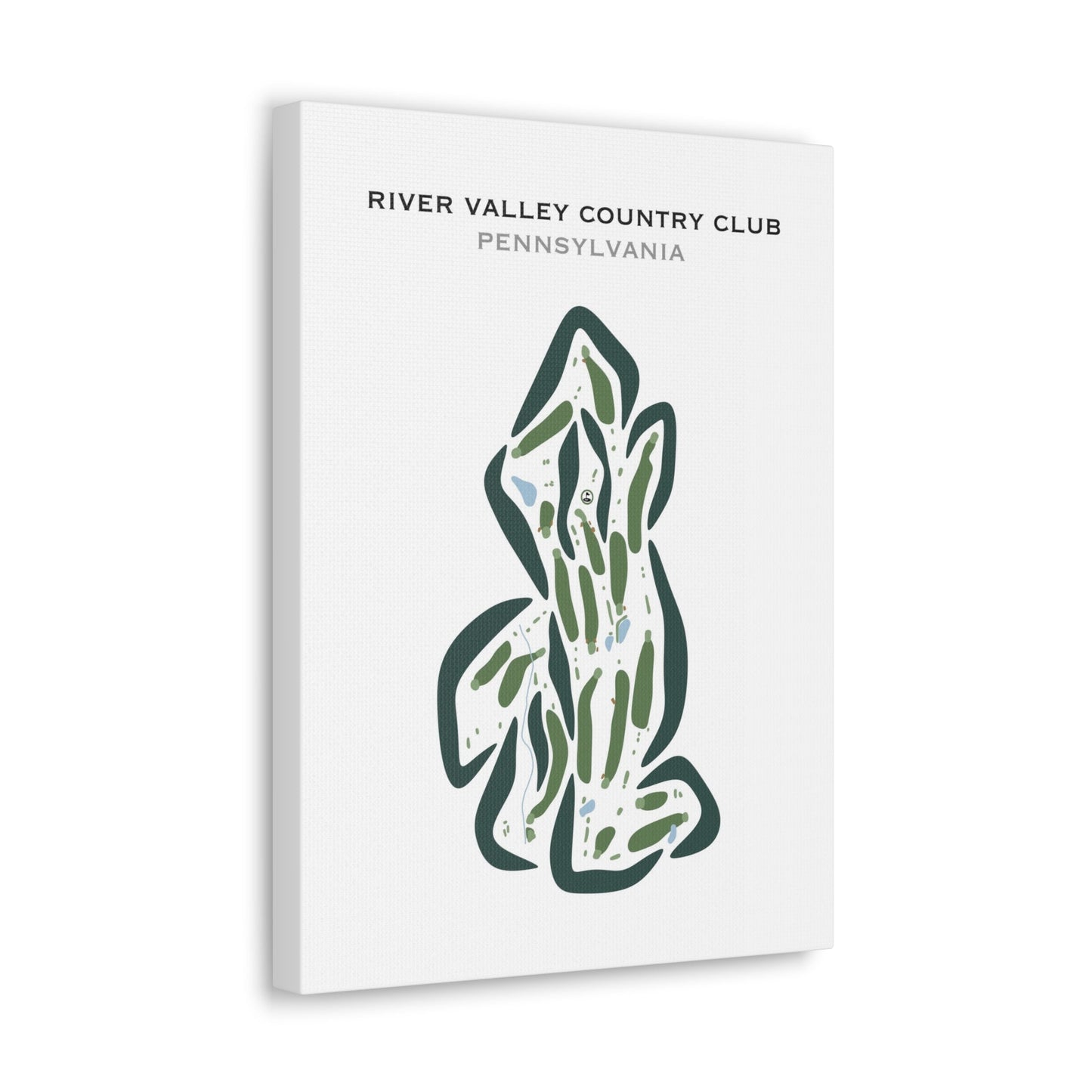 River Valley Country Club, Pennsylvania - Printed Golf Courses