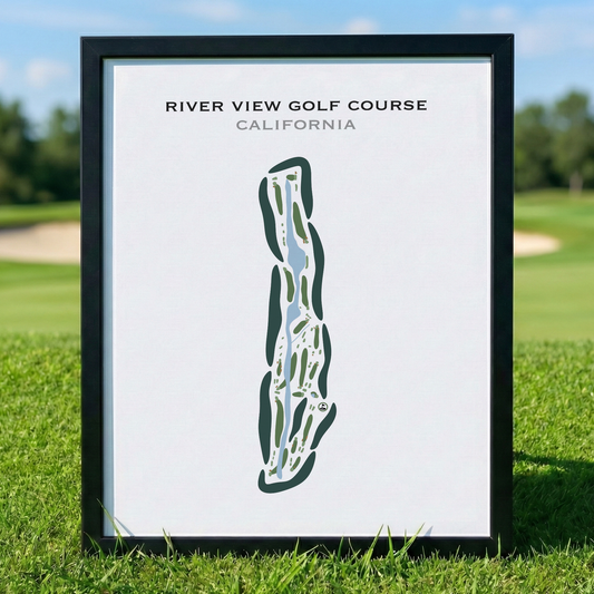 River View Golf Course, California - Printed Golf Courses