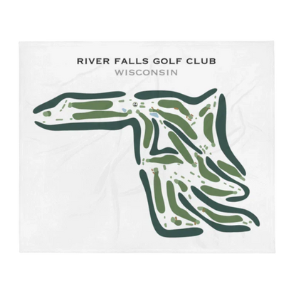 River Falls Golf Club, Wisconsin - Printed Golf Courses