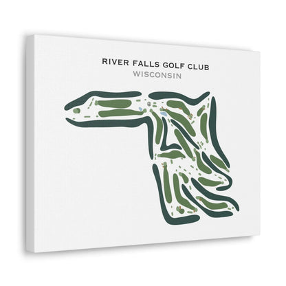 River Falls Golf Club, Wisconsin - Printed Golf Courses