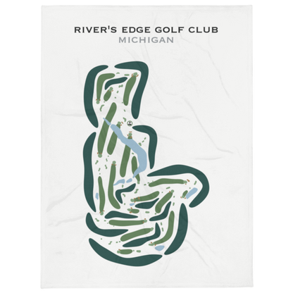 River's Edge Golf Club, Michigan - Printed Golf Courses