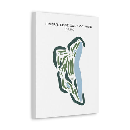 River's Edge Golf Course, Burley, Idaho - Printed Golf Courses