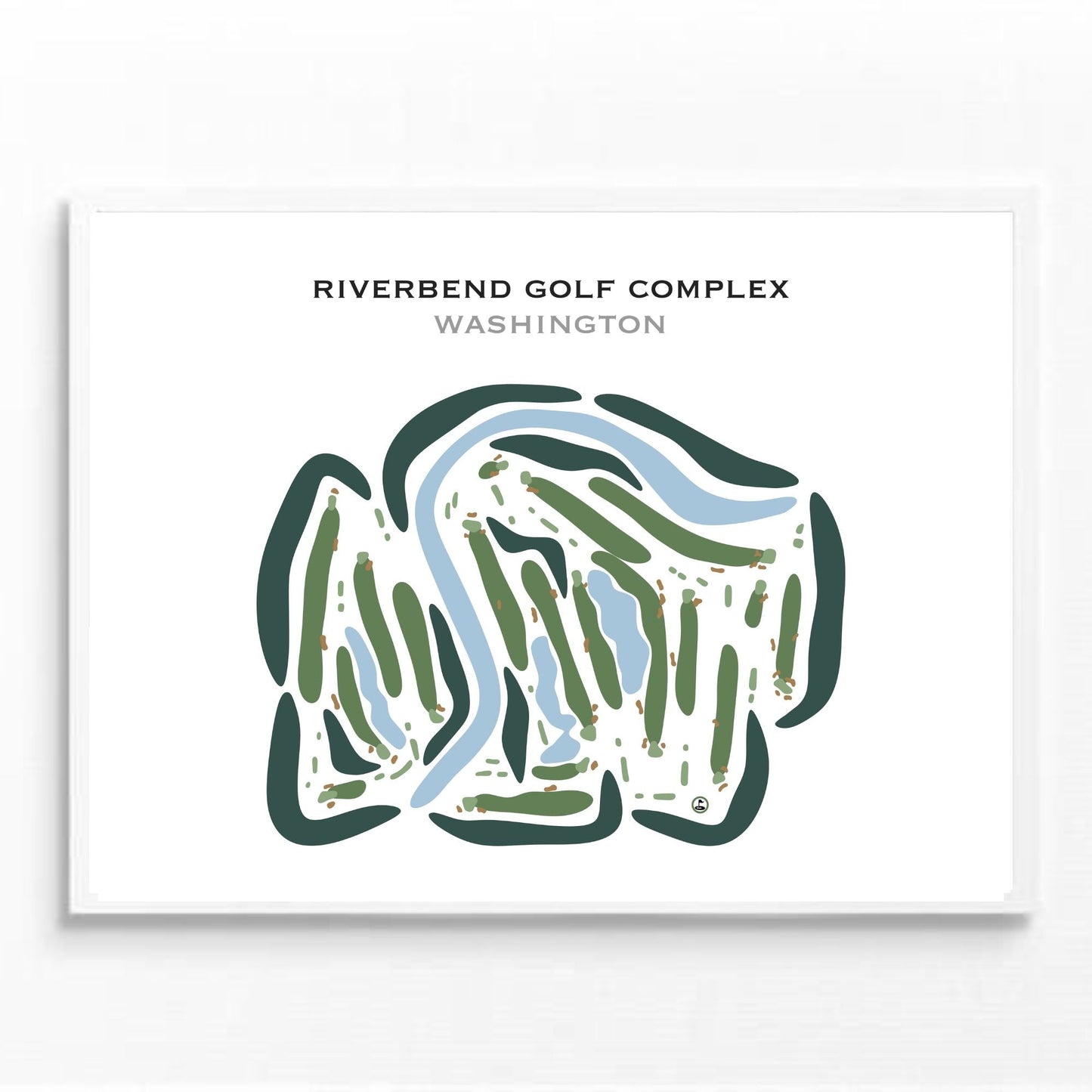 Riverbend Golf Complex, Washington - Printed Golf Courses
