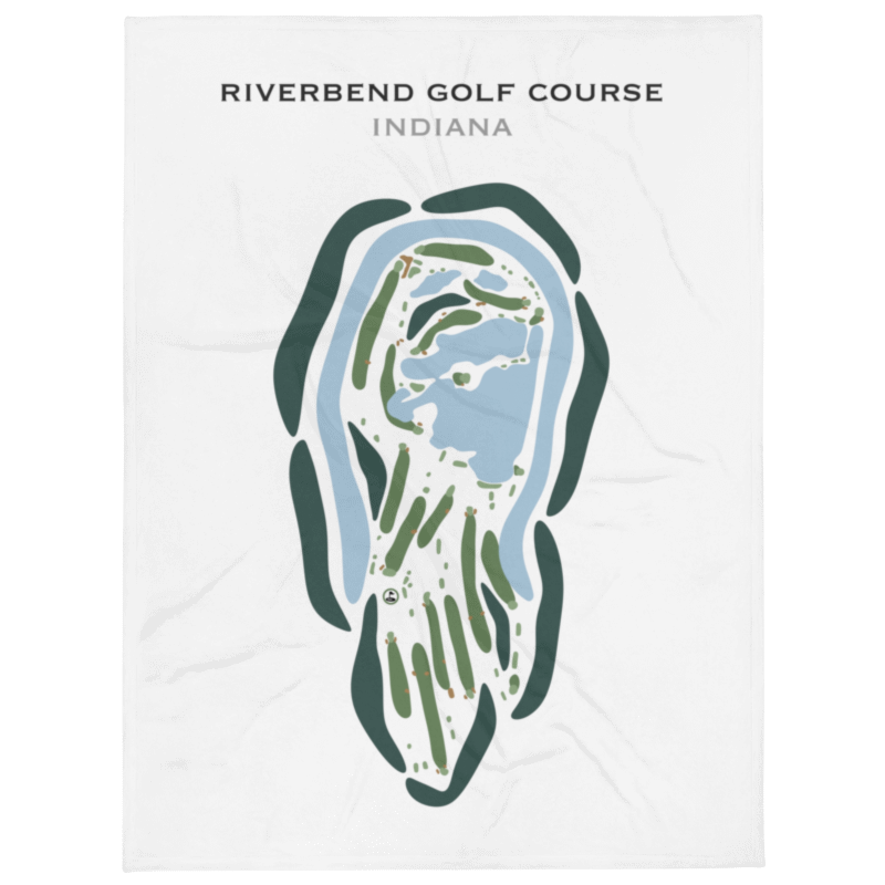 Riverbend Golf Course, Indiana - Printed Golf Courses
