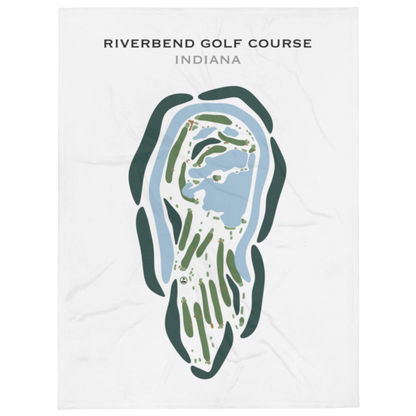 Riverbend Golf Course, Indiana - Printed Golf Courses