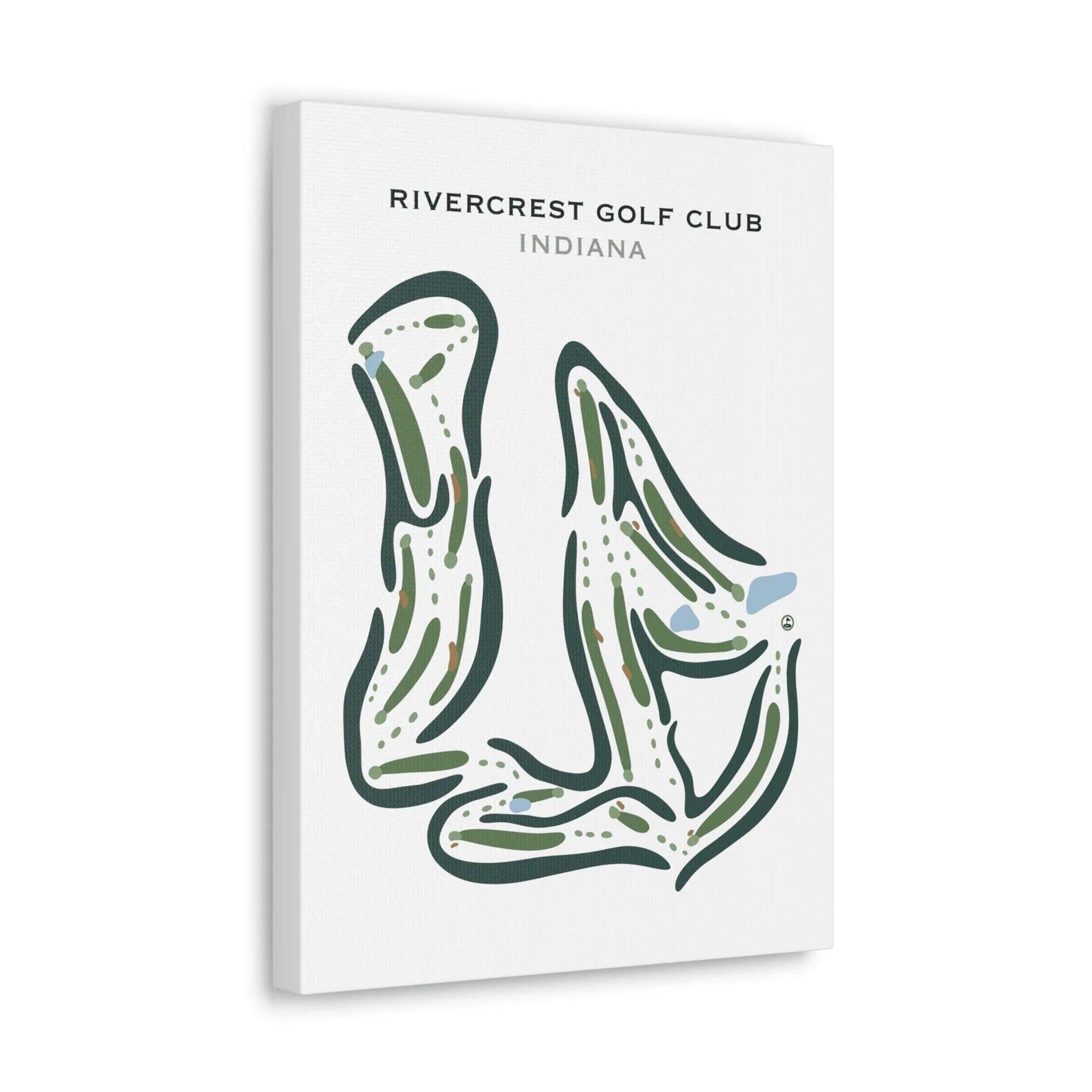 Rivercrest Golf Club, Indiana - Printed Golf Courses