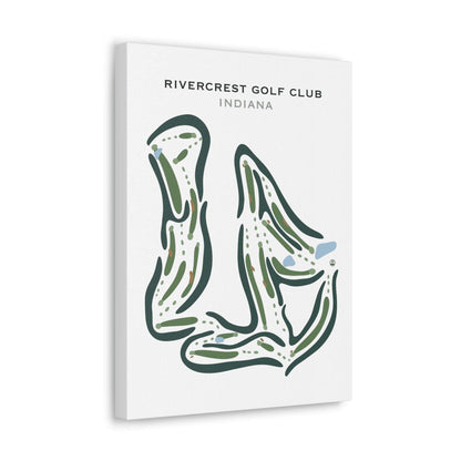 Rivercrest Golf Club, Indiana - Printed Golf Courses