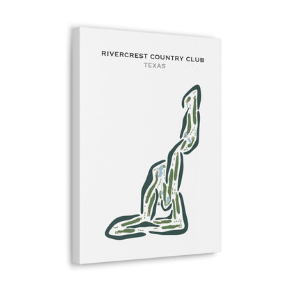 Rivercrest Country Club, Texas - Printed Golf Courses