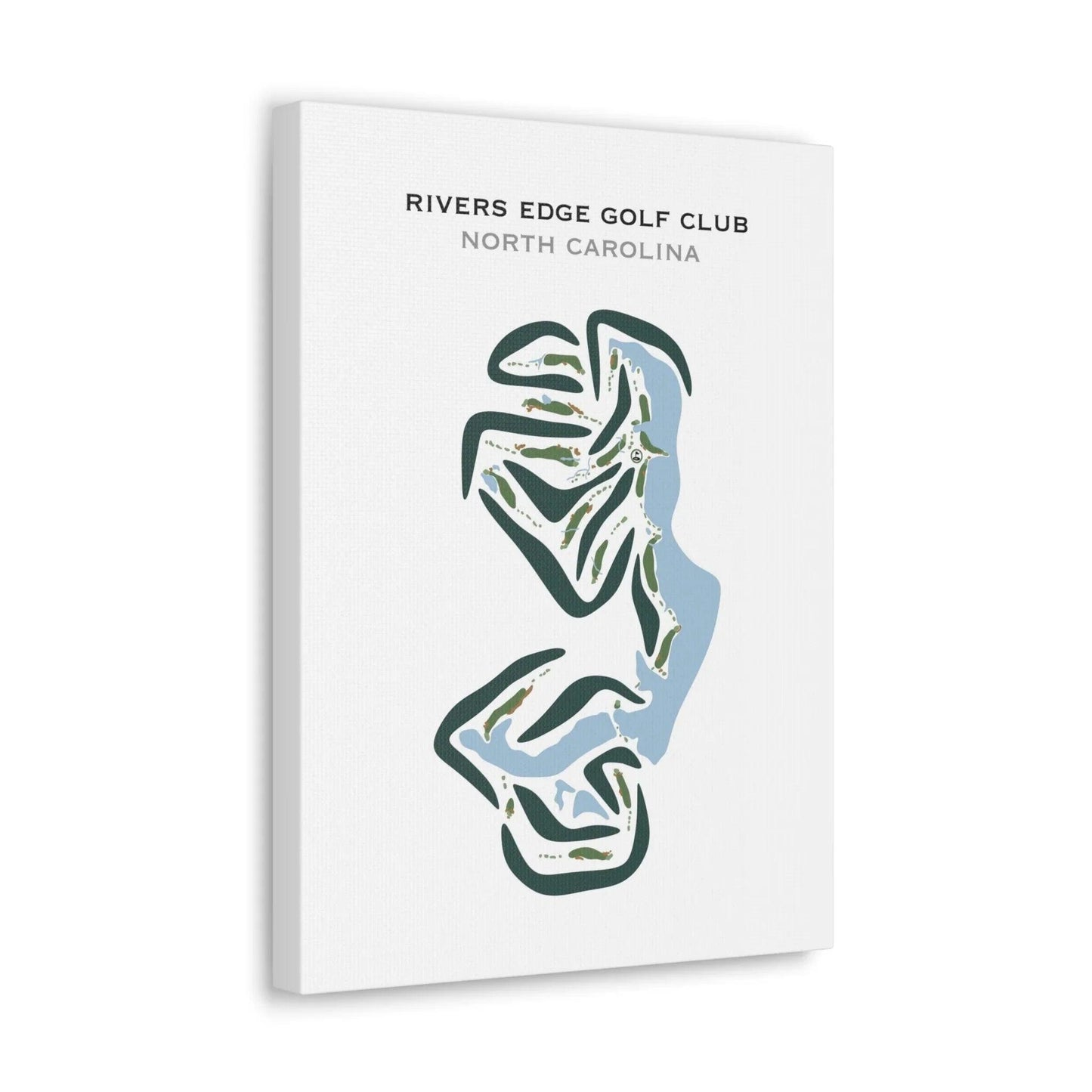 Rivers Edge Golf Club, North Carolina - Printed Golf Courses