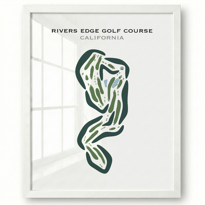Rivers Edge Golf Course, California - Printed Golf Courses