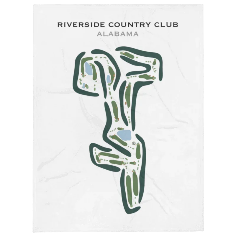 Riverside Country Club, Alabama - Printed Golf Courses