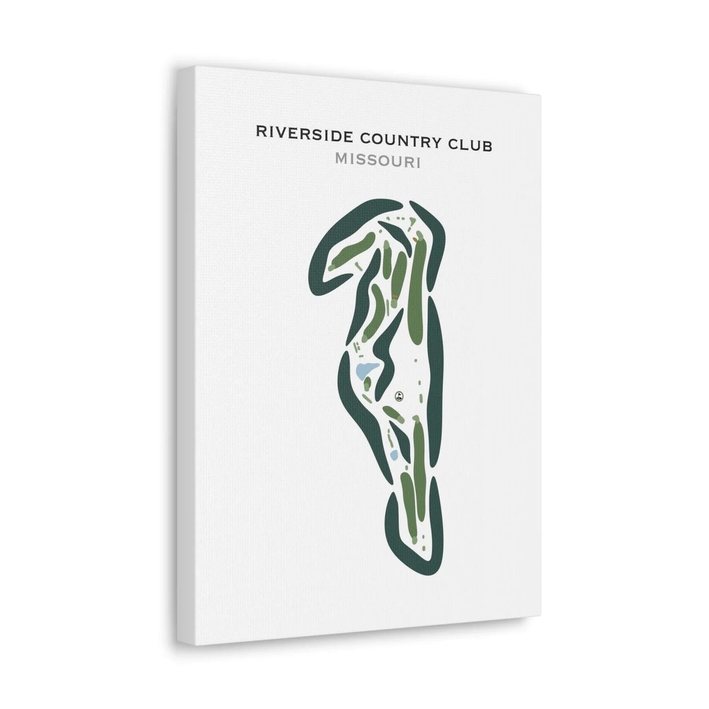Riverside Country Club, Missouri - Printed Golf Courses