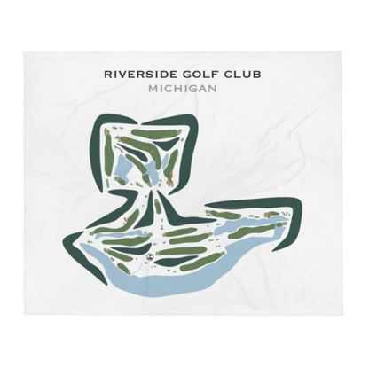 Riverside Golf Club, Michigan - Printed Golf Courses