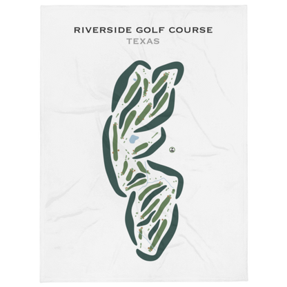 Riverside Golf Course, Texas - Printed Golf Courses