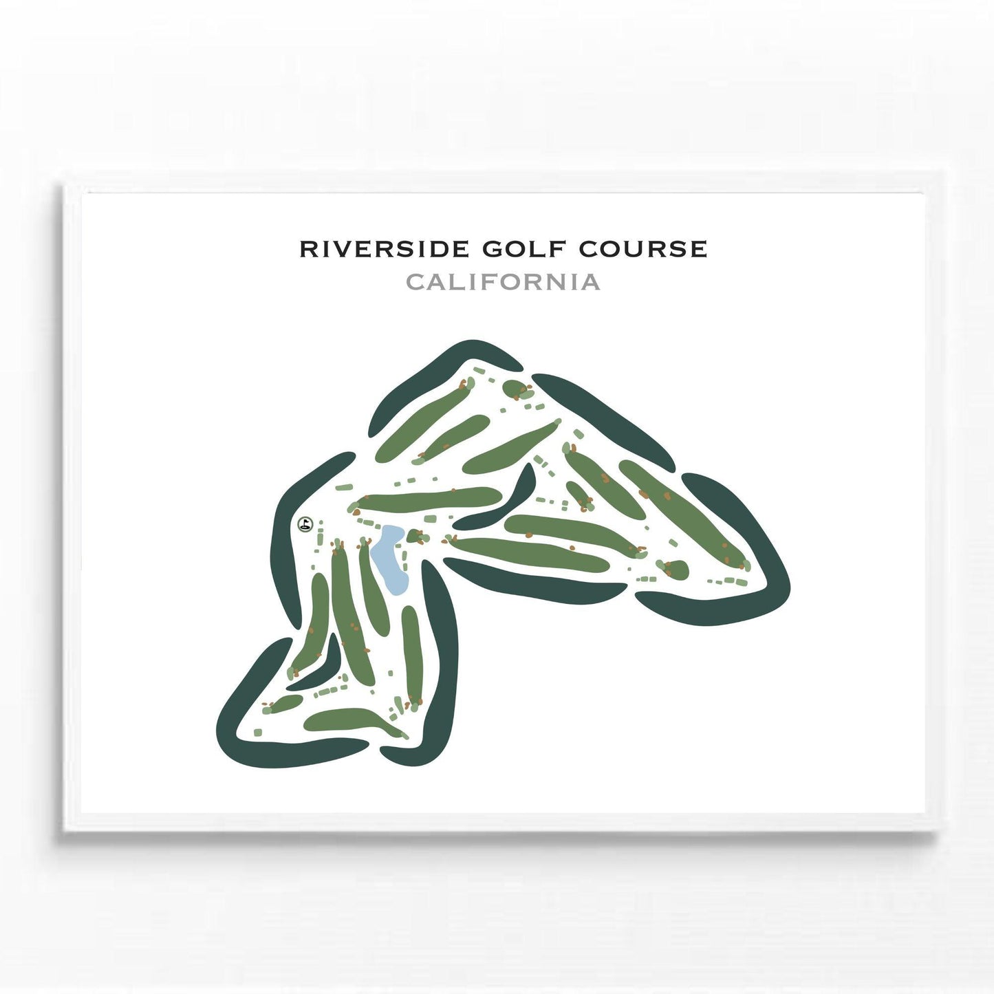 Riverside Golf Course, California - Printed Golf Courses