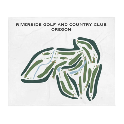 Riverside Golf & Country Club, Oregon - Printed Golf Courses